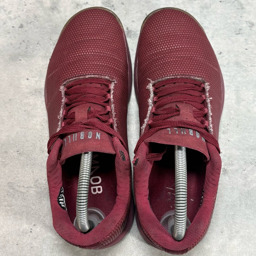 Nobull Outwork Edge Impact Womens Size 8 Burgundy Gum Athletic Shoes Sneakers - Picture 3 of 9